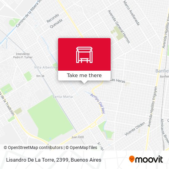 Mapa de Lisandro De La Torre, 2399