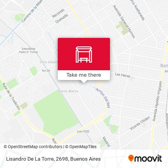 Mapa de Lisandro De La Torre, 2698