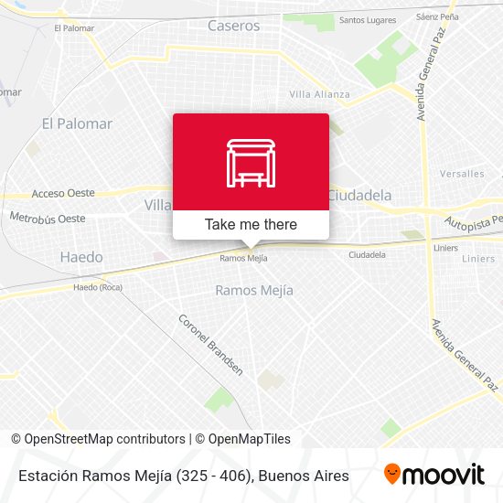 Estación Ramos Mejía (325 - 406) map