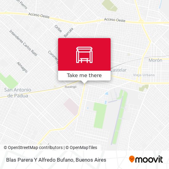 Blas Parera Y Alfredo Bufano map