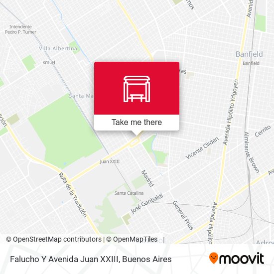 Falucho Y Avenida Juan XXIII map