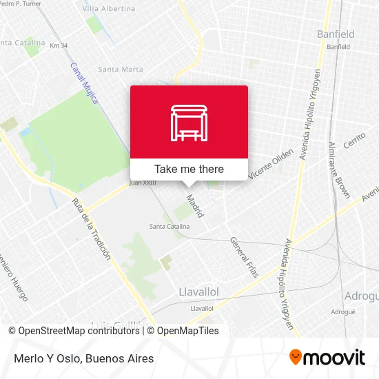 Merlo Y Oslo map