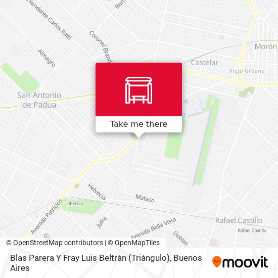 Blas Parera Y Fray Luis Beltrán (Triángulo) map