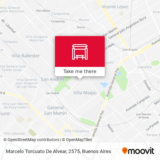 Marcelo Torcuato De Alvear, 2575 map