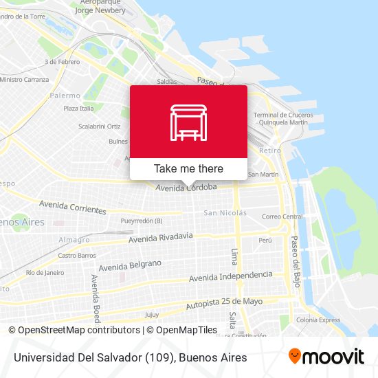 Mapa de Universidad Del Salvador (109)