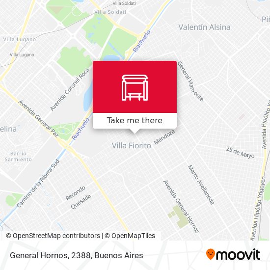 General Hornos, 2388 map