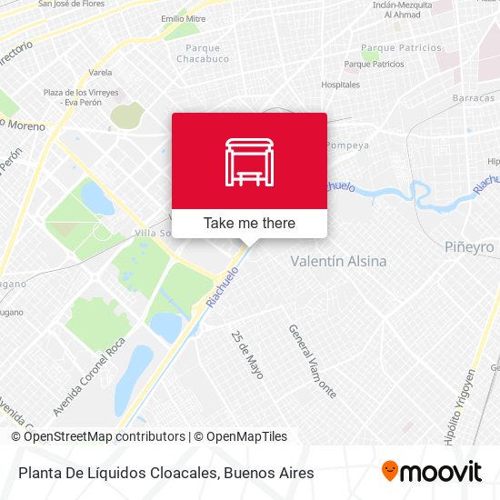 Planta De Líquidos Cloacales map