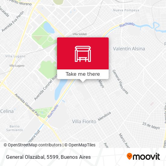 General Olazábal, 5599 map
