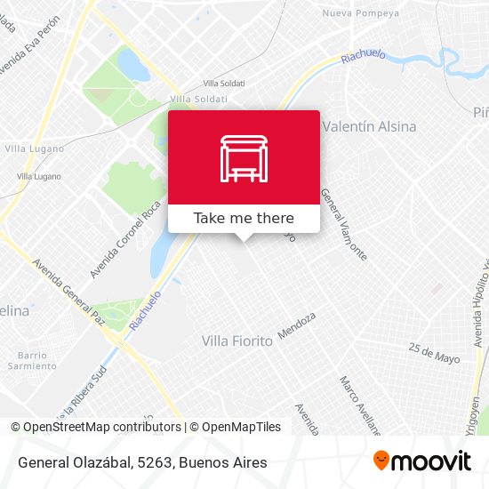 General Olazábal, 5263 map