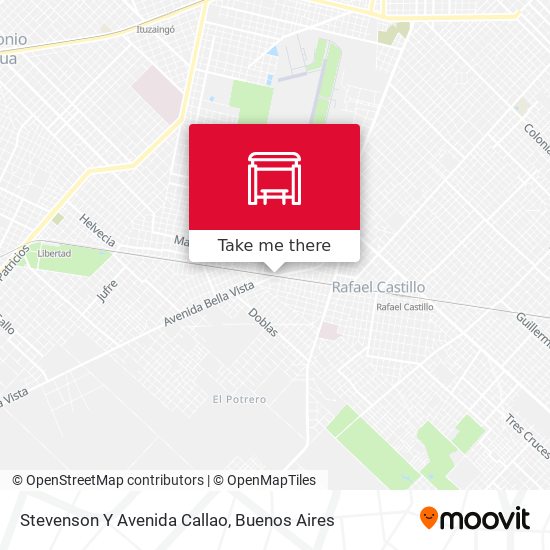 Stevenson Y Avenida Callao map