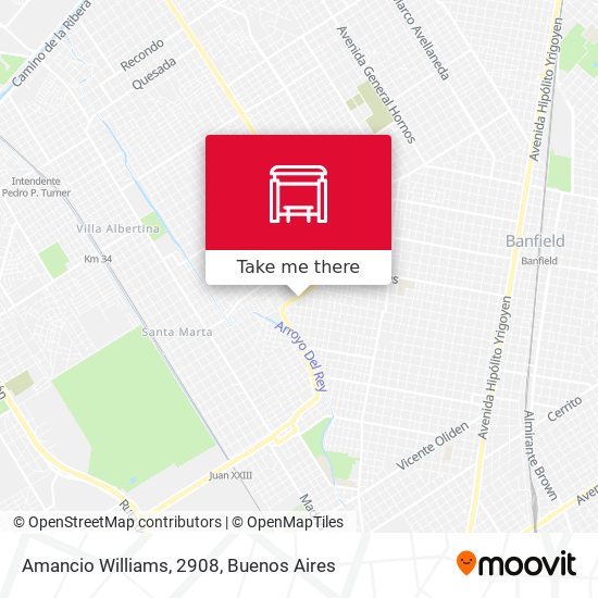 Amancio Williams, 2908 map
