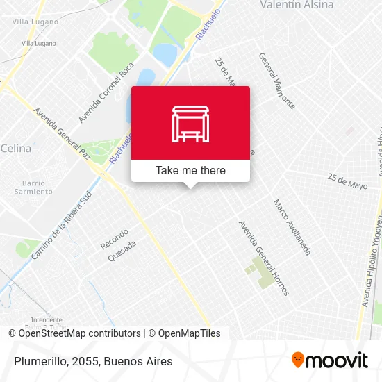 Plumerillo, 2055 map