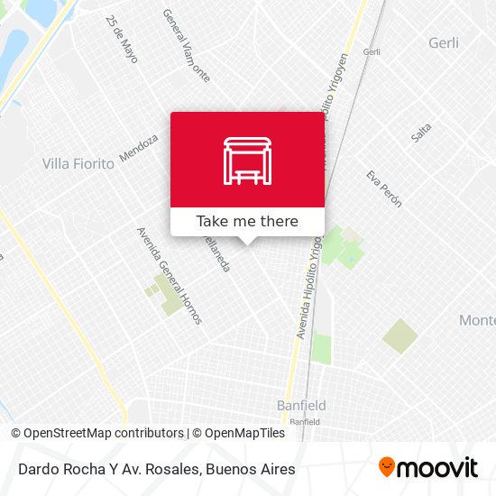 Dardo Rocha Y Av. Rosales map