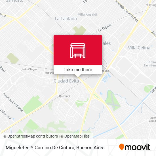 Mapa de Migueletes Y Camino De Cintura