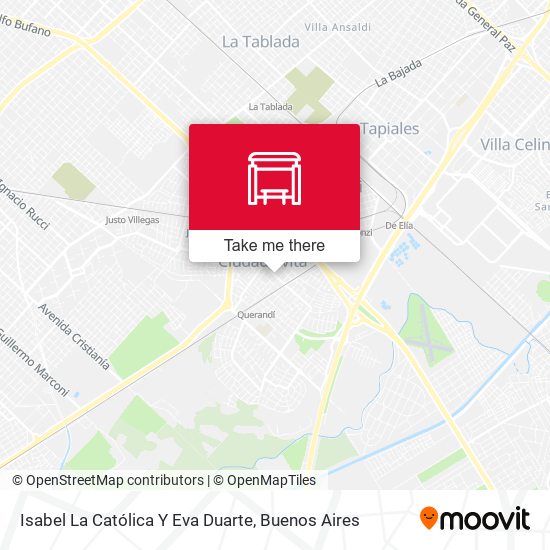 Isabel La Católica Y Eva Duarte map