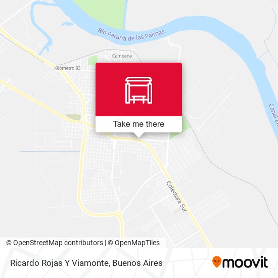 Mapa de Ricardo Rojas Y Viamonte