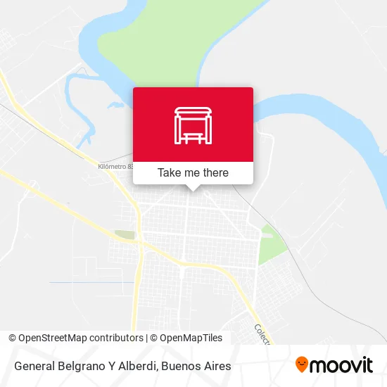 General Belgrano Y Alberdi map