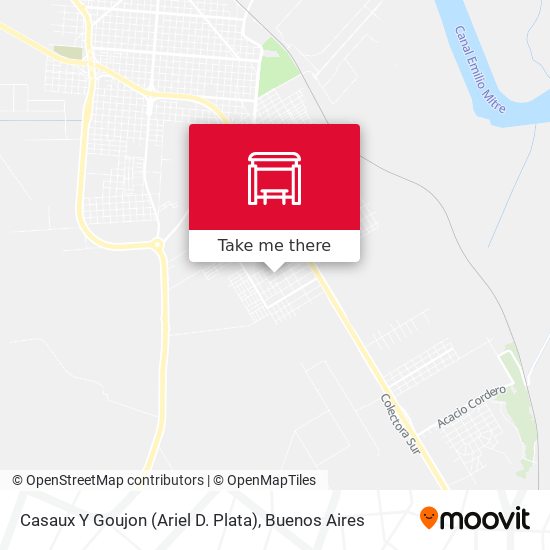 Casaux Y Goujon (Ariel D. Plata) map