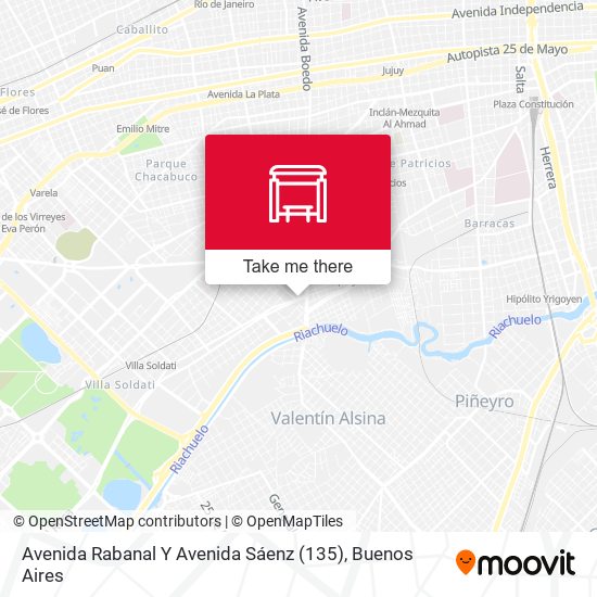 Avenida Rabanal Y Avenida Sáenz (135) map