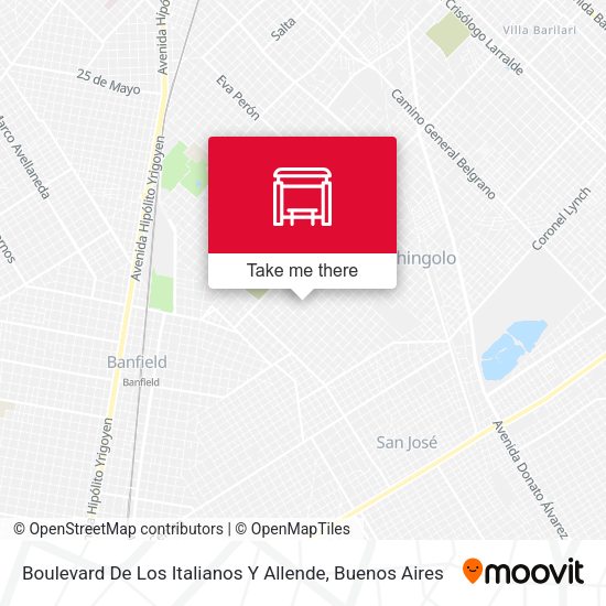 Boulevard De Los Italianos Y Allende map