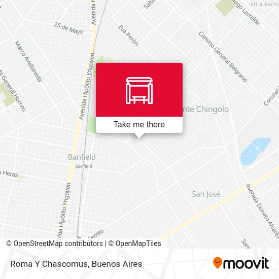 Roma Y Chascomus map