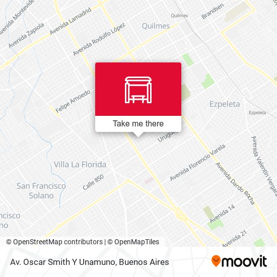 Av. Oscar Smith Y Unamuno map