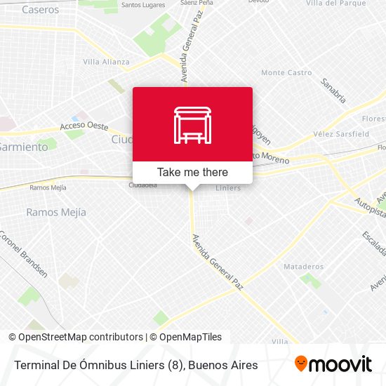 Mapa de Terminal De Ómnibus Liniers (8)