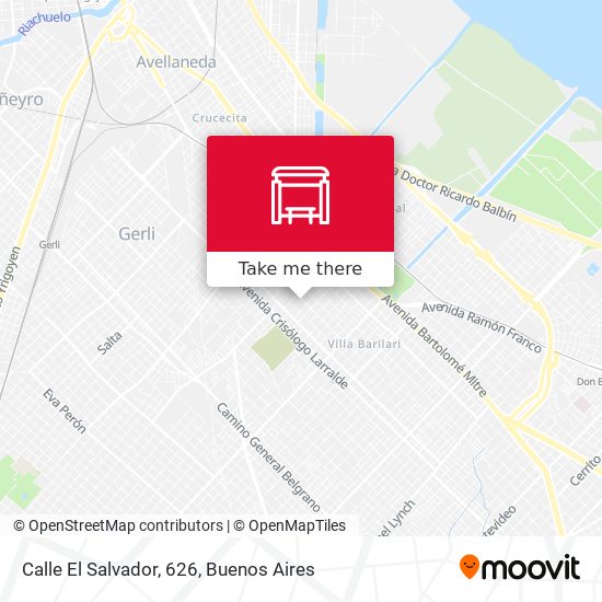 Calle El Salvador, 626 map