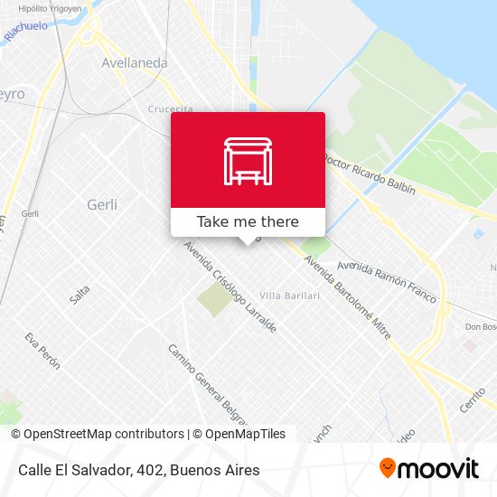Calle El Salvador, 402 map