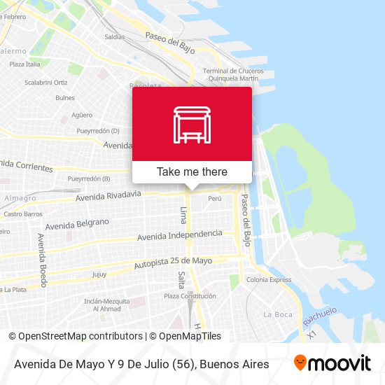 Avenida De Mayo Y 9 De Julio (56) map