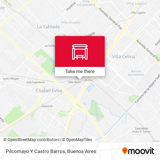 Pilcomayo Y Castro Barros map