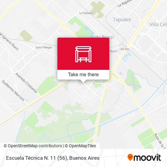 Mapa de Escuela Técnica N. 11 (56)