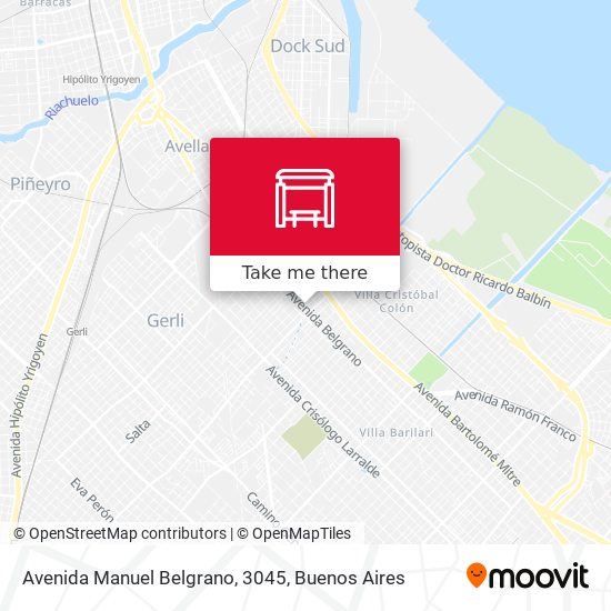 Mapa de Avenida Manuel Belgrano, 3045