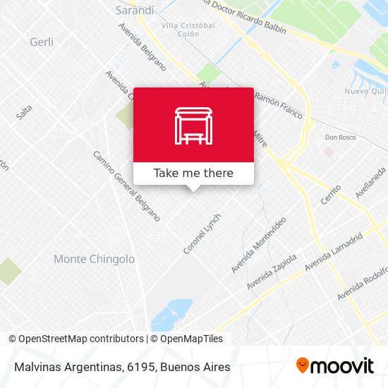 Malvinas Argentinas, 6195 map