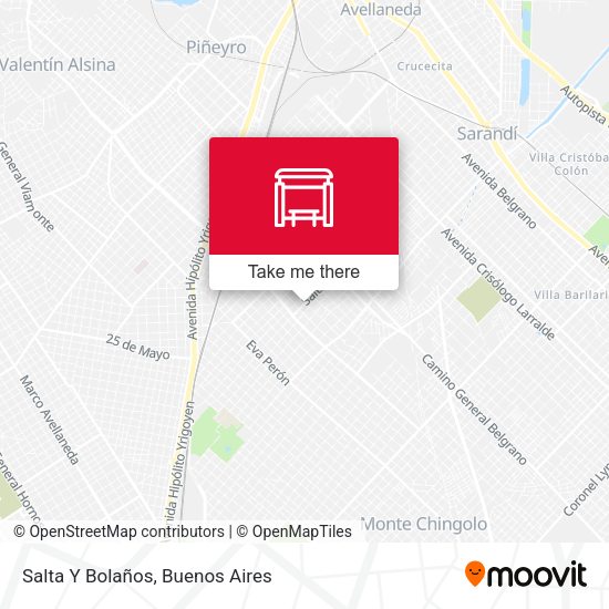 Mapa de Salta Y Bolaños