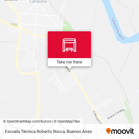 Escuela Técnica Roberto Rocca map