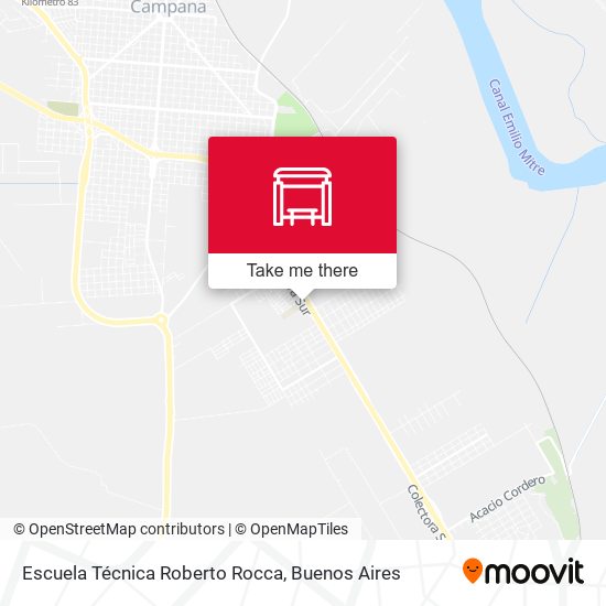 Escuela Técnica Roberto Rocca map