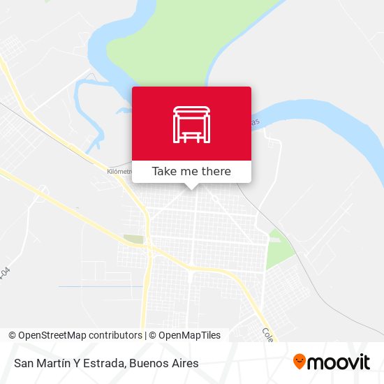 San Martín Y Estrada map