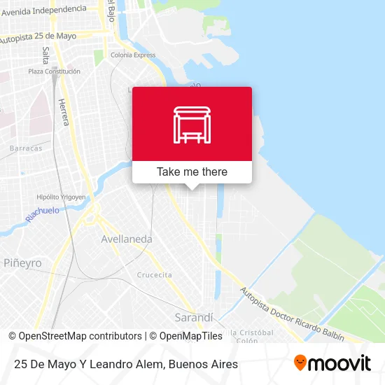 Mapa de 25 De Mayo Y Leandro Alem