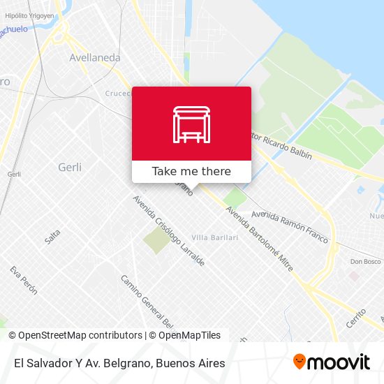 El Salvador Y Av. Belgrano map