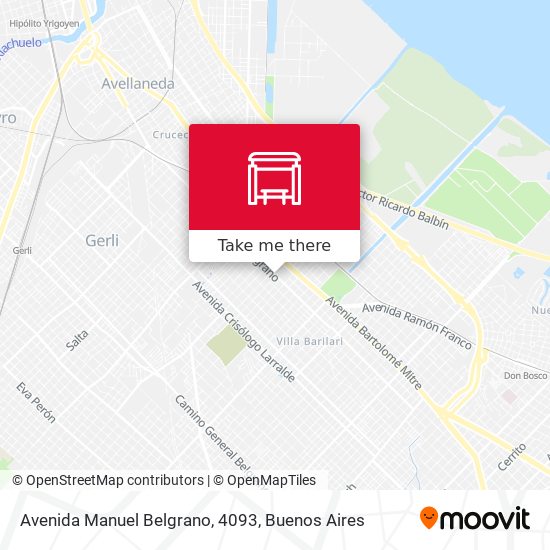 Avenida Manuel Belgrano, 4093 map