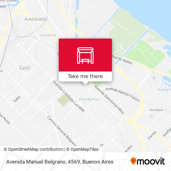 Avenida Manuel Belgrano, 4569 map