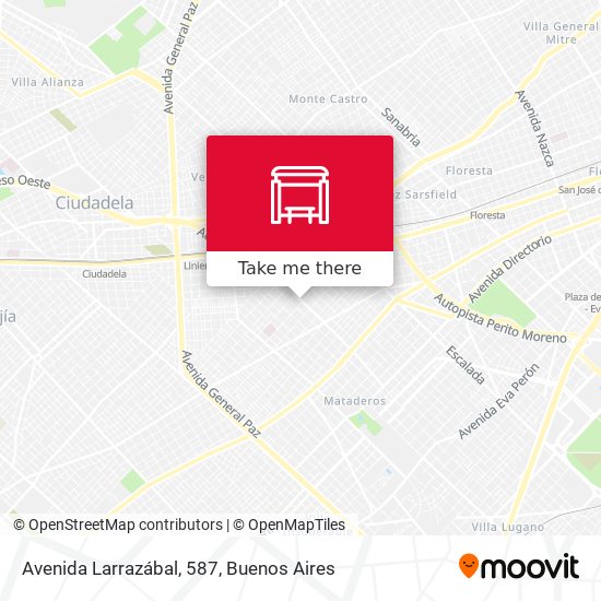 Avenida Larrazábal, 587 map