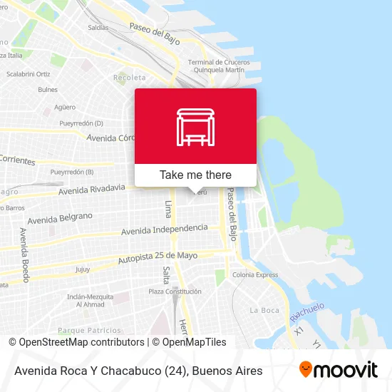 Avenida Roca Y Chacabuco (24) map