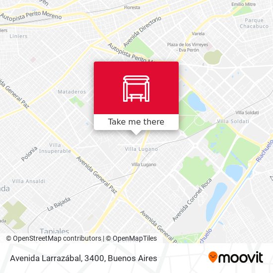Mapa de Avenida Larrazábal, 3400