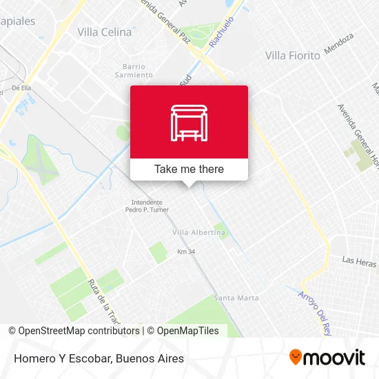 Homero Y Escobar map