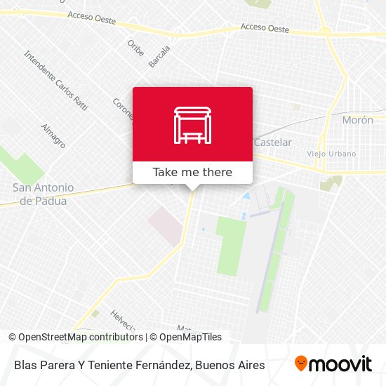 Mapa de Blas Parera Y Teniente Fernández