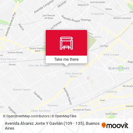 Avenida Álvarez Jonte Y Gavilán (109 - 135) map