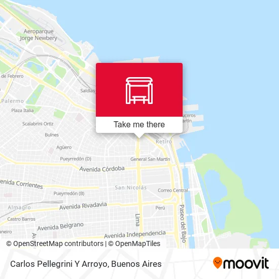 Carlos Pellegrini Y Arroyo map
