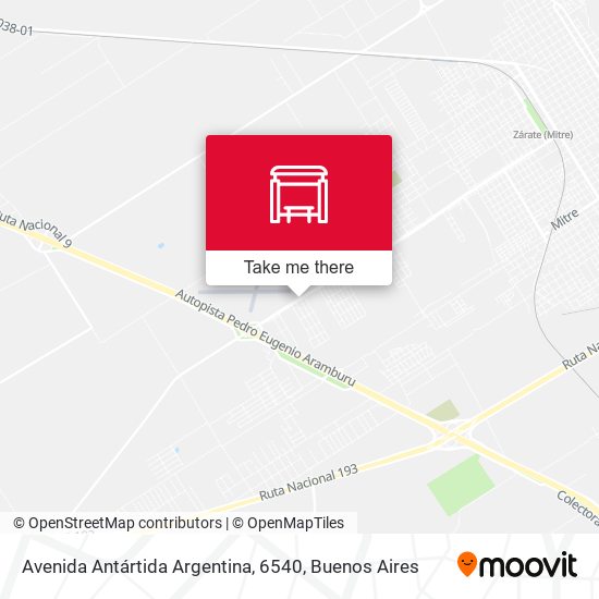 Avenida Antártida Argentina, 6540 map